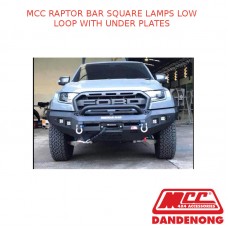 MCC RAPTOR BAR SQUARE LAMPS LOW LOOP WITH UNDER PLATES 